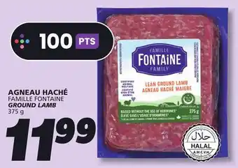 IGA FAMILLE FONTAINE GROUND LAMB offer