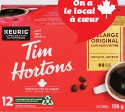 IGA TIM HORTONS FAIR TRADE COFFEE OR HOT CHOCOLATE offer