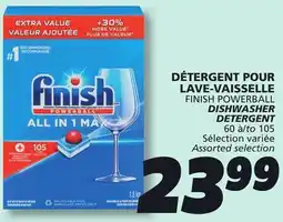 IGA FINISH POWERBALL DISHWASHER DETERGENT offer