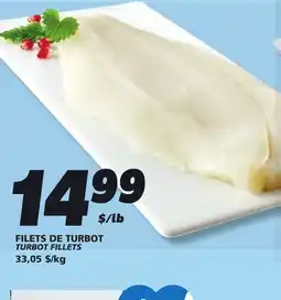 IGA TURBOT FILLETS offer