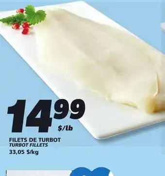 IGA TURBOT FILLETS offer
