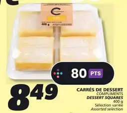IGA COMPLIMENTS DESSERT SQUARES offer