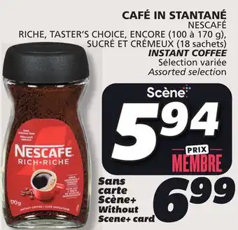 IGA NESCAFÉ INSTANT COFFEE offer