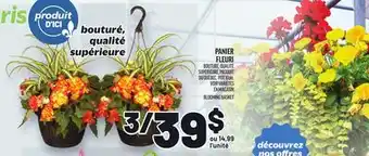 Metro PANIER FLEURI | BLOOMING BASKET offer