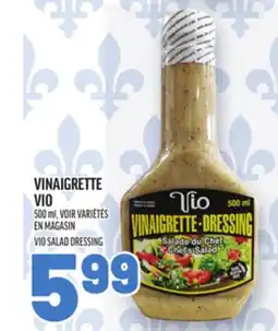 Metro VINAIGRETTE VIO | VIO SALAD DRESSING offer