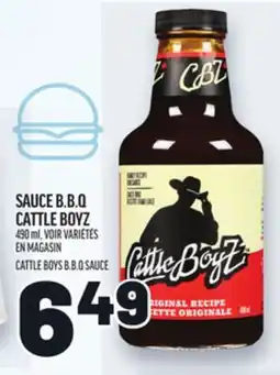 Metro SAUCE B.B.Q CATTLE BOYZ | CATTLE BOYS B.B.Q SAUCE offer