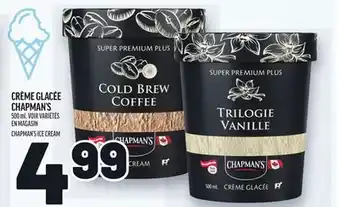 Metro CRÈME GLACÉE CHAPMAN'S | CHAPMAN'S ICE CREAM offer