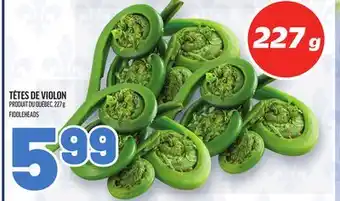 Metro TÊTES DE VIOLON | FIDDLEHEADS offer
