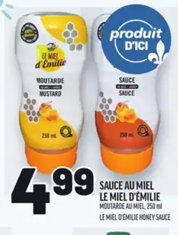 Metro SAUCE AU MIEL LE MIEL D'ÉMILIE | LE MIEL D'ÉMILIE HONEY SAUCE offer