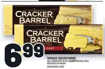 Metro FROMAGE CRACKER BARREL | CRACKER BARREL CHEESE offer