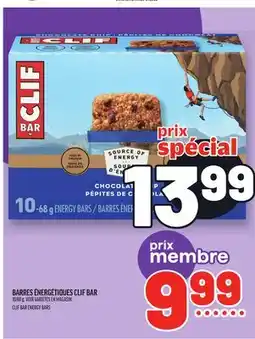 Metro BARRES ÉNERGÉTIQUES CLIF BAR | CLIF BAR ENERGY BARS offer