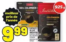 Metro CAPSULES DE CAFÉ IRRÉSISTIBLE | IRRÉSISTIBLE COFFEE CAPSULES offer
