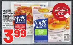 Metro SAUCISSES VÉGÉTALIENNES YVES VEGGIE CUISINE | YVES VEGGIE CUISINE VEGGIE DOGS offer