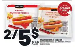 Metro SAUCISSES FUMÉES SELECTION | SELECTION WIENERS offer