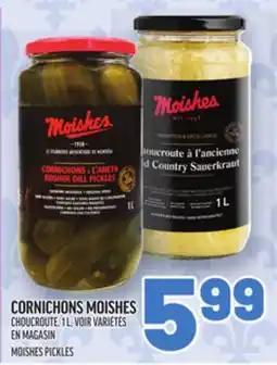 Metro CORNICHONS MOISHES | MOISHES PICKLES offer
