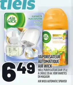 Metro VAPORISATEUR AUTOMATIQUE AIR WICK | AIR WICK AUTOMATIC SPRAYER offer