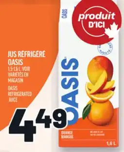 Metro JUS RÉFRIGÉRÉ OASIS | OASIS REFRIGERATED JUICE offer