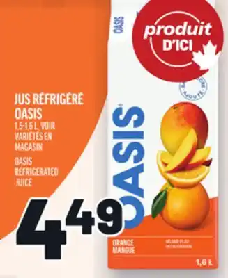 Metro JUS RÉFRIGÉRÉ OASIS | OASIS REFRIGERATED JUICE offer
