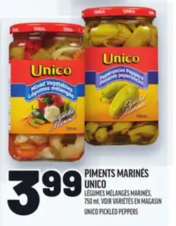 Metro PIMENTS MARINÉS UNICO | UNICO PICKLED PEPPERS offer