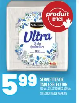 Metro SERVIETTES DE TABLE SELECTION | SELECTION TABLE NAPKINS offer