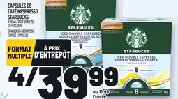 Metro CAPSULES DE CAFÉ NESPRESSO STARBUCKS | STARBUCKS NESPRESSO COFFEE CAPSULES offer