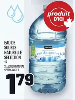 Metro EAU DE SOURCE NATURELLE SELECTION | SELECTION NATURAL SPRING WATER offer