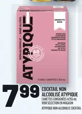 Metro COCKTAIL NON ALCOOLISÉ ATYPIQUE |ATYPIQUE NON-ALCOHOLIC COCKTAIL offer