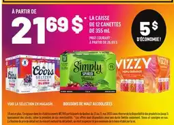 Metro COORS, SIMPLY, VIZZY offer