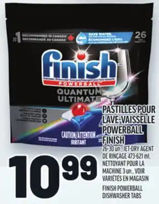 Metro PASTILLES POUR LAVE-VAISSELLE POWERBALL FINISH | FINISH POWERBALL DISHWASHER TABS offer