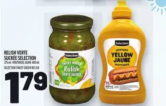 Metro RELISH VERTE SUCRÉE SELECTION | SELECTION SWEET GREEN RELISH offer