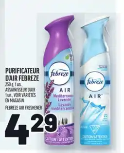 Metro PURIFICATEUR D'AIR FEBREZE | FEBREZE AIR FRESHENER offer