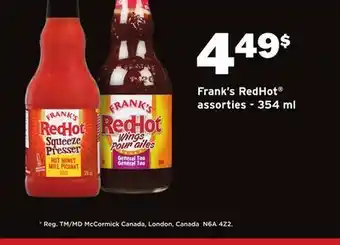 Metro FRANK'S REDHOT ASSORTIES offer