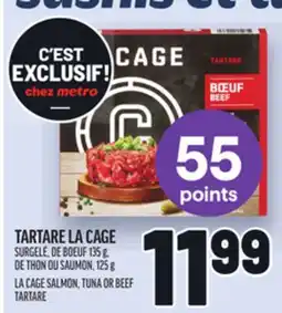 Metro TARTARE LA CAGE | LA CAGE SALMON offer