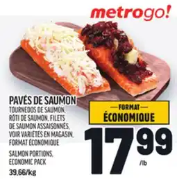 Metro PAVÉS DE SAUMON | SALMON PORTIONS offer