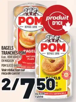 Metro BAGELS TRANCHÉS POM | POM SLICED BAGELS offer