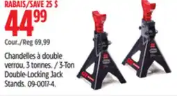 Canadian Tire 3-Ton Double-Locking Jack Stands offer