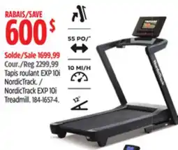 Canadian Tire Nordictrack Treadmill offer