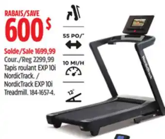 Canadian Tire Nordictrack Treadmill offer