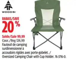 Canadian Tire Oversized Camping Chair with Cup Holder offer