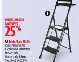 Canadian Tire Mastercraft 3-Step Stepstool offer