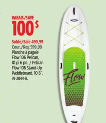 Canadian Tire Flow 106 Stand-Up Paddleboard offer