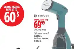 Canadian Tire Handheld Steamer offer