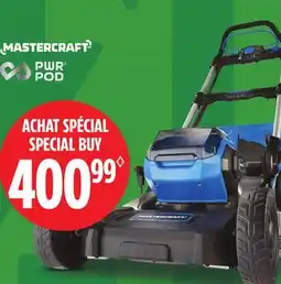 Canadian Tire MASTERCRAFT 20V Brushless 2-in-1 Self-Propelled Mower, 19 with 5Ah Battery & Charger offer