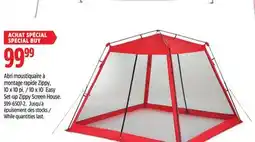 Canadian Tire Set-up Zippy Screen House offer
