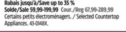 Canadian Tire BLACK+ DECKER Selected Countertop Appliances offer