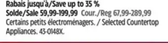 Canadian Tire BLACK+ DECKER Selected Countertop Appliances offer