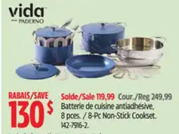 Canadian Tire VIDA 8-Pc Non-Stick Cookset offer