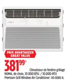 Canadian Tire Noma 10,000-BTU Premium Grill Window Air Conditioner offer