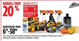 Canadian Tire Selected Car Cleaners, Protectants and Detailer offer