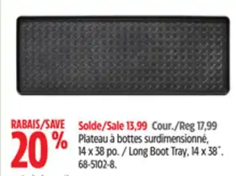 Canadian Tire Long Boot Tray offer